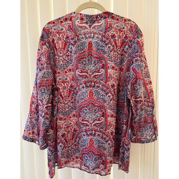 NWT Talbots Popover Blouse - Picture 2 of 7